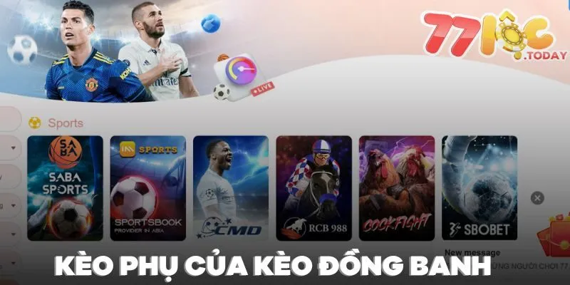 Kèo Châu Á thường xuất hiện kèm kèo phụ nào?