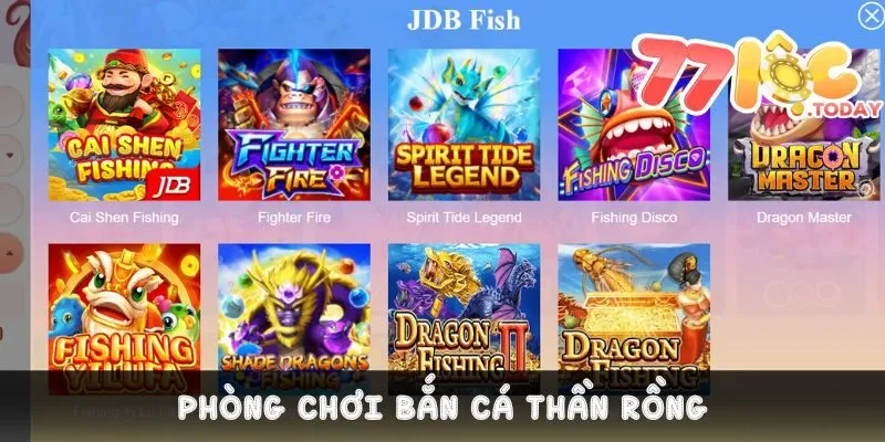 Review các phòng chơi bắn cá thần rồng